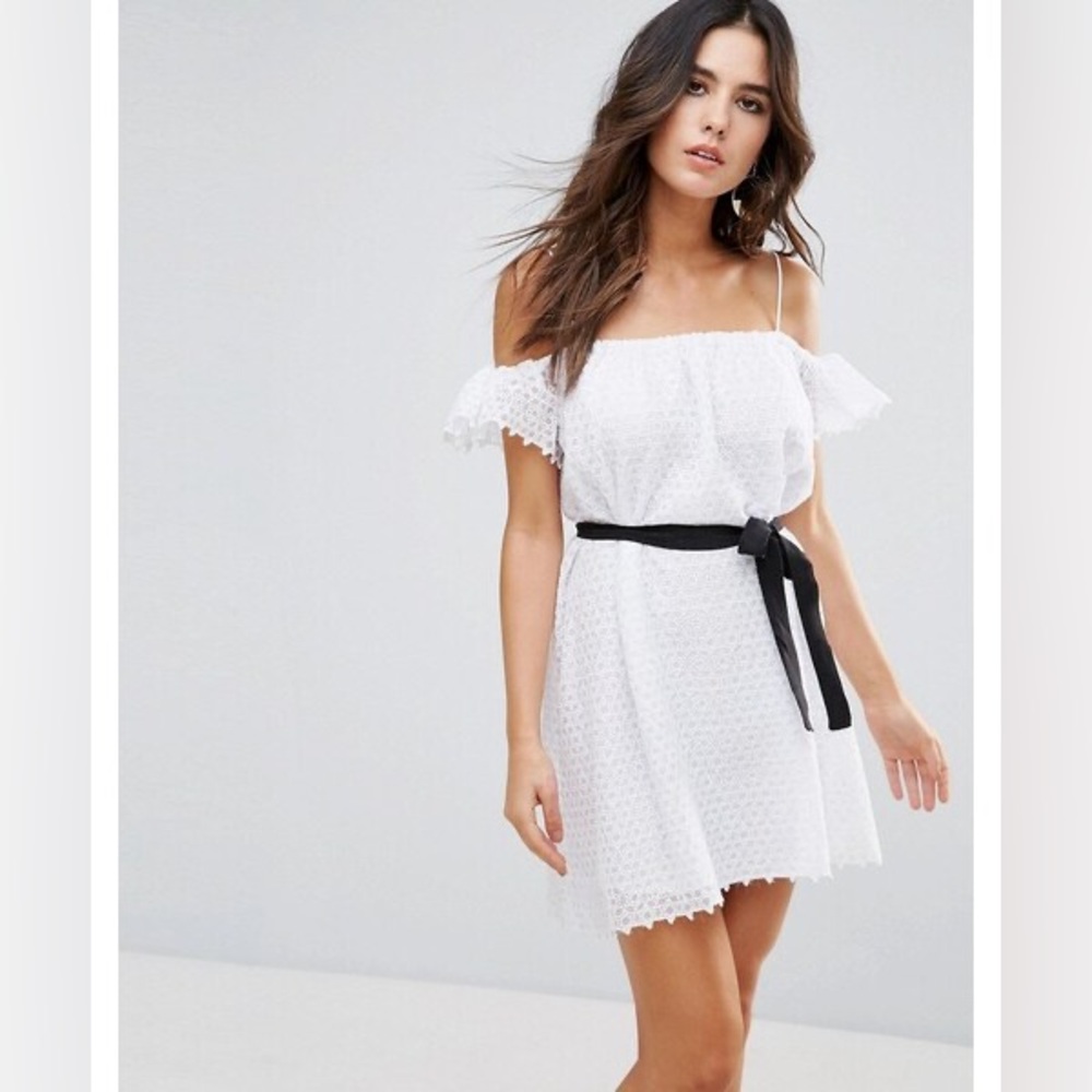 ASOS cold shoulder dress
